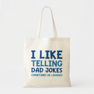 Tote Bag J'Aime Dire À Papa Des Blagues