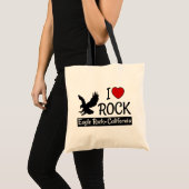 Tote Bag J'aime Eagle Rock California Red Heart (Devant (produit))