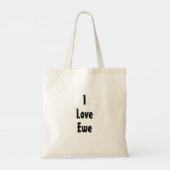 Tote Bag J'aime Ewe (Dos)