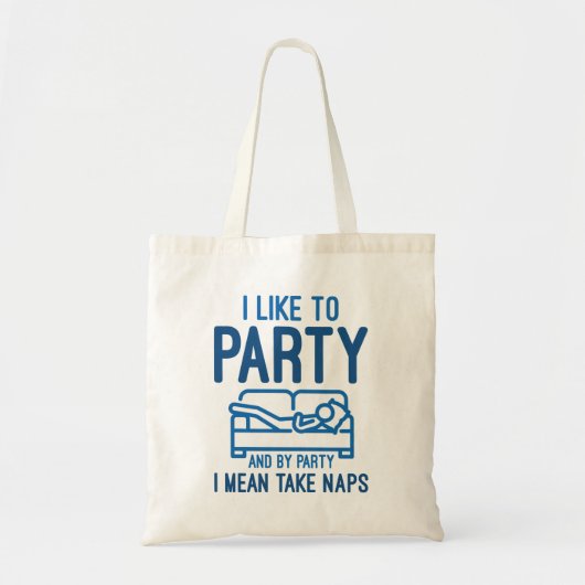 Tote Bag J'Aime Faire La Fête (Devant)