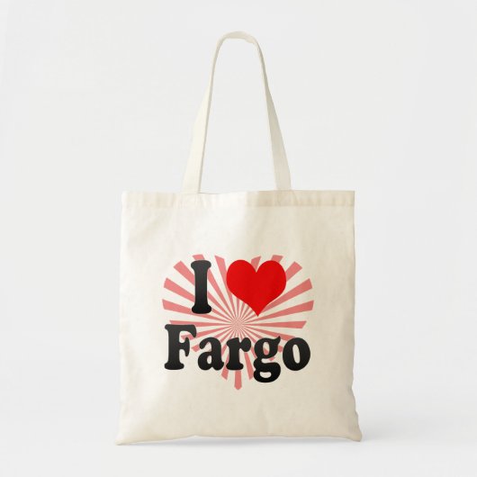 Tote Bag J'aime Fargo, Etats-Unis (Devant)