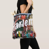 Tote Bag J'AIME Harlem Fourre-tout (De près)