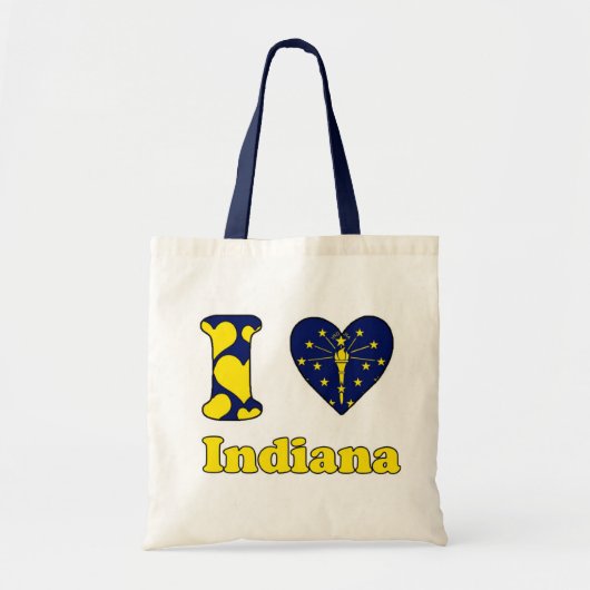 Tote Bag J'aime Indiana (Devant)
