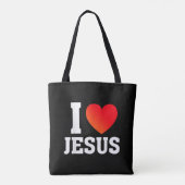 Tote Bag J'aime Jésus (Dos)