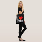 Tote Bag J'aime Jésus (Sur le modèle)