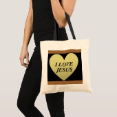 TOTE BAG J'AIME JÉSUS (Devant (produit))