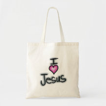 J'aime Jésus avec cœur rose