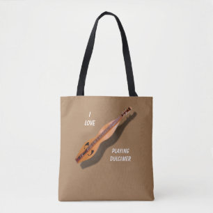 TOTE BAG J'AIME JOUER LE DULCIMER