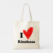 Tote Bag J'aime Kinshasa (Dos)