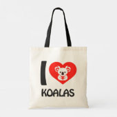 Tote Bag J'aime Koalas (Dos)