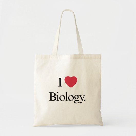 Tote Bag J'aime la biologie (Devant)