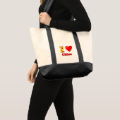 Tote Bag J'aime la Chine. (Devant (produit))