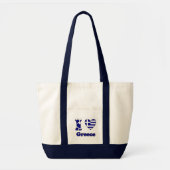 Tote Bag J'aime la Grèce (Devant)