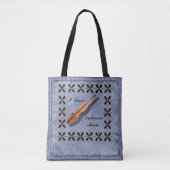 TOTE BAG J'AIME LA MUSIQUE DE DULCIMER (Devant)