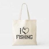 Tote Bag J'aime la pêche (Dos)