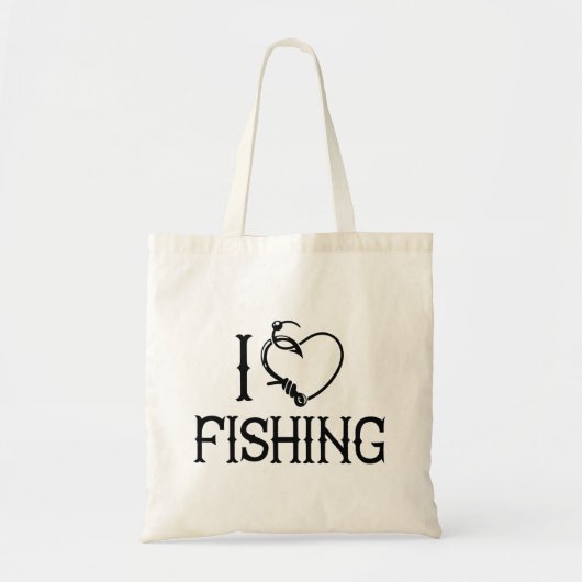 Tote Bag J'aime la pêche (Devant)