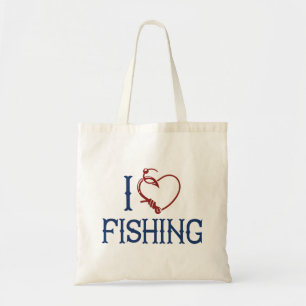 Tote Bag J'aime la pêche