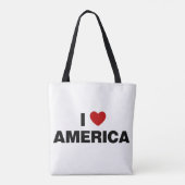 Tote Bag J'aime l'Amérique (Dos)
