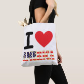 Tote Bag J'aime l'Amérique (De près)