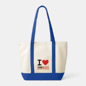 Tote Bag J'aime l'Amérique (Dos)