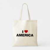 Tote Bag J'aime l'Amérique (Dos)