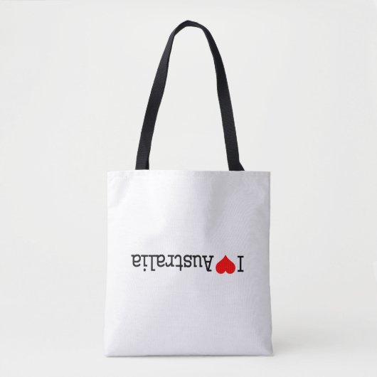 Tote Bag J'aime l'Australie (Devant)
