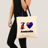 Tote Bag J'aime l'Australie (Devant (produit))