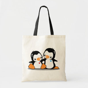 Tote Bag J'aime le budget Fourre-tout de pingouins