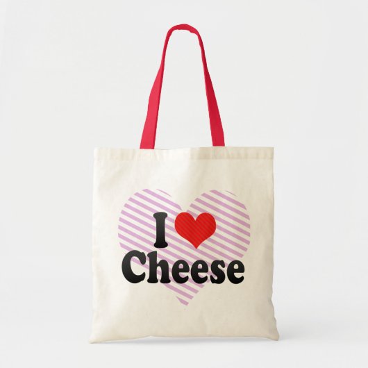 Tote Bag J'aime le fromage (Devant)