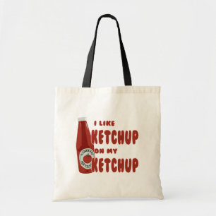 Tote Bag J'aime le ketchup sur mon ketchup