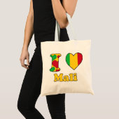 Tote Bag J'aime le Mali (Devant (produit))