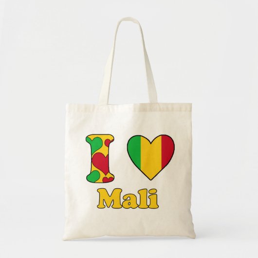 Tote Bag J'aime le Mali (Devant)