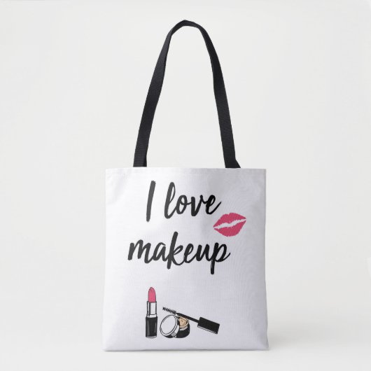 Tote Bag J'aime le maquillage (Devant)