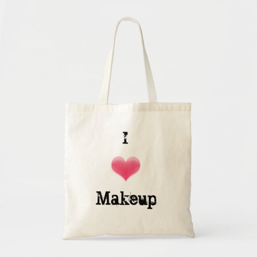 Tote Bag "J'AIME le MAQUILLAGE" Fourre-tout (Devant)