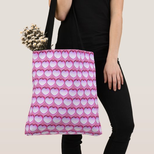 Tote Bag J'aime le rose (De près)