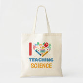 Tote Bag J'aime l'enseignement (Devant)