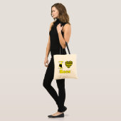 Tote Bag J'aime les abeilles (Devant (modèle))
