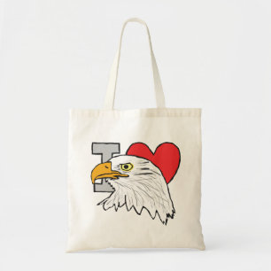 Tote Bag J'aime les aigles