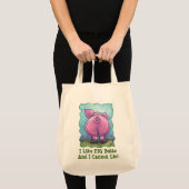 Tote Bag J'Aime Les Boutons De Cochon Cute Cochon (Devant (produit))