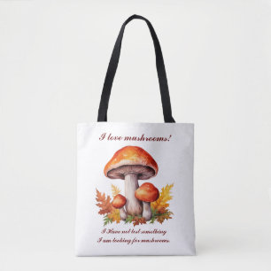 Tote Bag J'aime les champignons