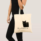 Tote Bag J'aime les chats noirs (Devant (produit))