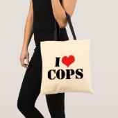 Tote Bag J'aime les flics (Devant (produit))