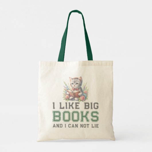 Tote Bag J'aime les grands livres et je ne peux pas mentir (Dos)