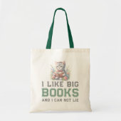 Tote Bag J'aime les grands livres et je ne peux pas mentir (Devant)