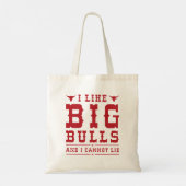 Tote Bag J'Aime Les Gros Bulles Et Je Ne Peux Pas Mentir (Dos)