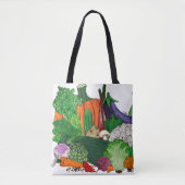Tote Bag J'aime les légumes (Devant)