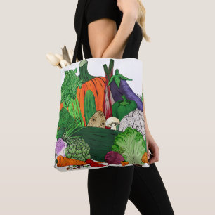 Tote Bag J'aime les légumes