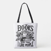 Tote Bag J'Aime Les Livres (Dos)