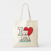 Tote Bag J'Aime Les Ours Polaires (Dos)
