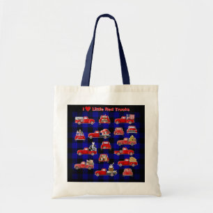 Tote Bag J'Aime Les Petits Camions Rouges